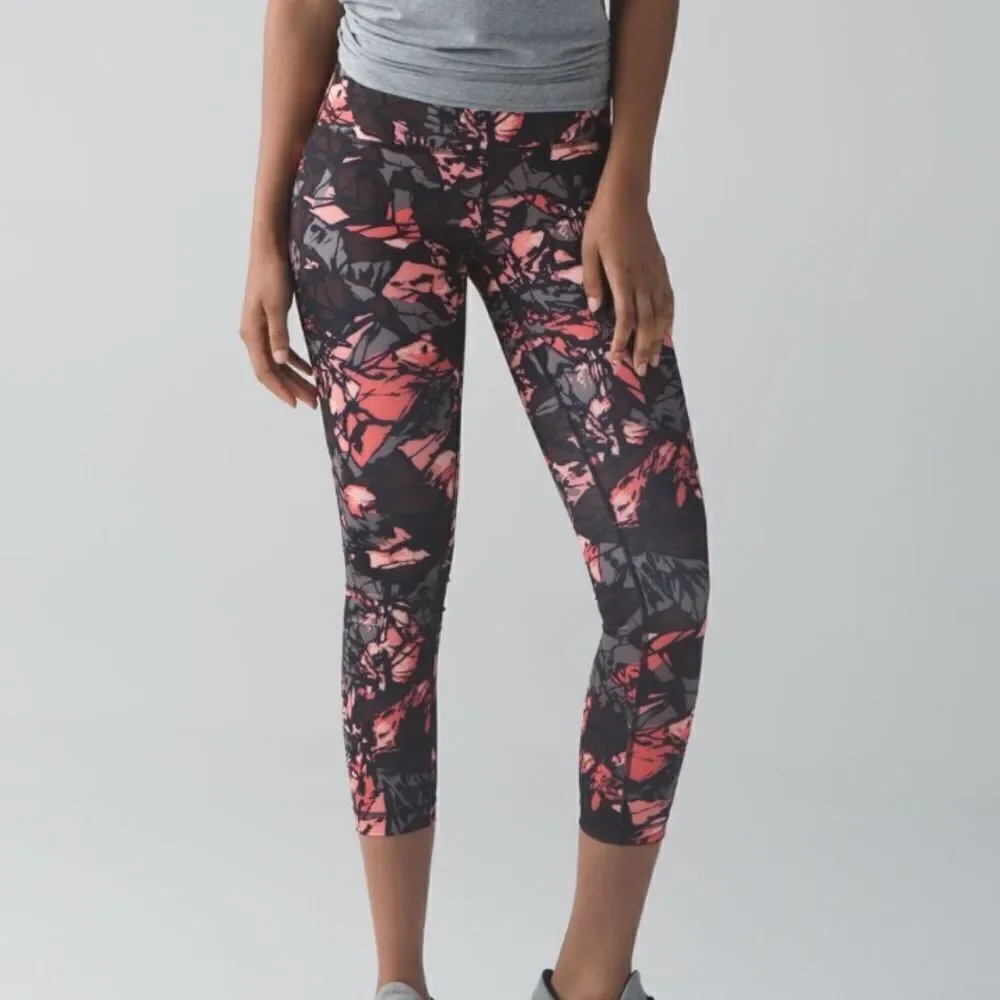 Lululemon High Times Pant (Full-On Luxtreme) Paint Storm Espresso Multi Size 8